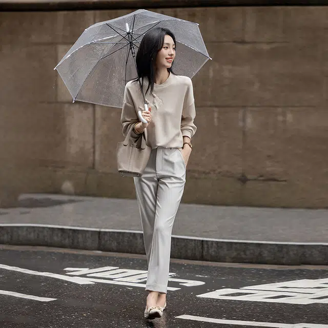 【dme】 纯色立领简约卫衣 女款