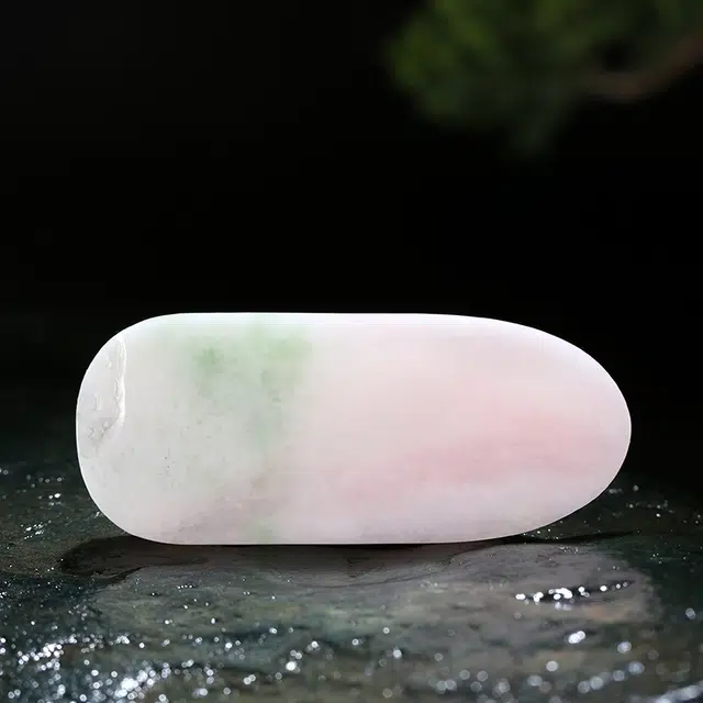 玉说 古风荷花观音 娇艳粉色 独山玉 玉石吊坠 男女同款情侣款