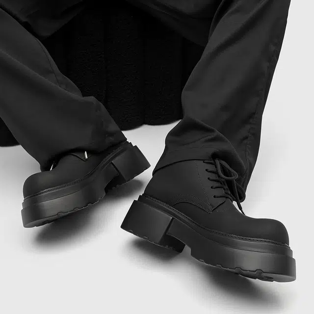 BrandName High-Top Biker Boots