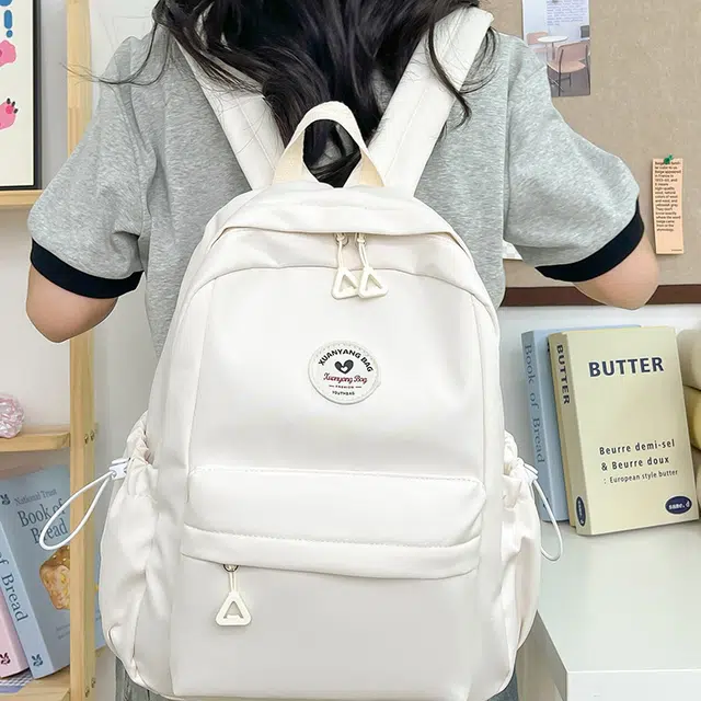 巴朗熊 旅行初高中大学生旅游电脑 尼龙布 双肩包 男女同款情侣款 多色