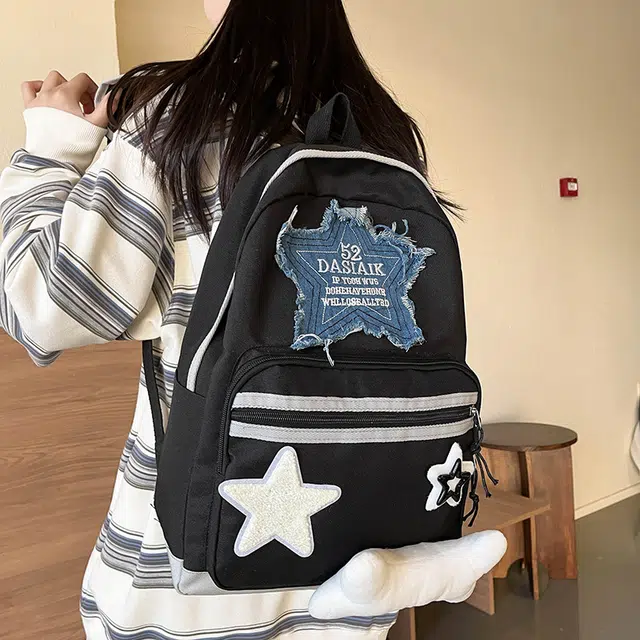 巴朗熊 日系甜美小众百搭学生背包 牛津布 双肩包 男女同款情侣款 多色