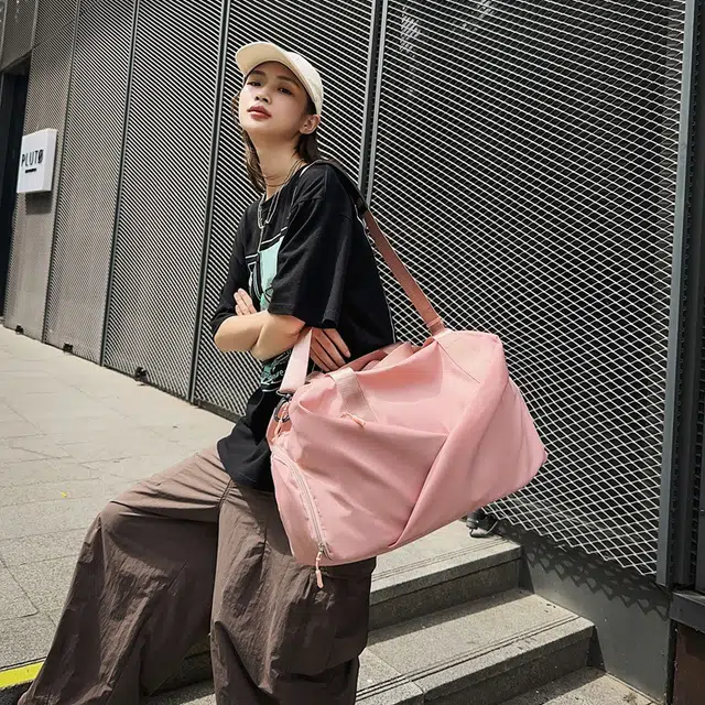 巴朗熊 运动包健身包瑜伽包女干湿分离尼龙收纳包训练包大容量手提斜挎旅行包 男女同款情侣款 多色