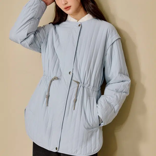 茵曼 通勤简约舒适棉服 女款