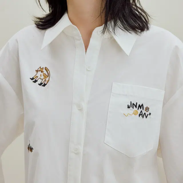 茵曼 莱赛尔清新长袖衬衣上衣衬衫 女款