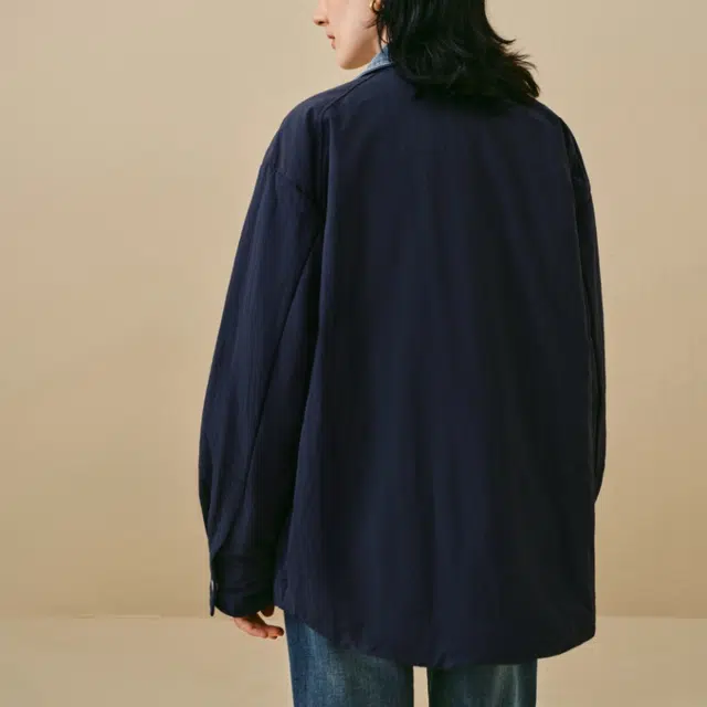 茵曼 假两件牛仔复古宽松不臃肿小个子宝藏显瘦冬季早秋穿搭内胆平价轻薄保暖入秋时尚抓绒内胆氛围羽绒服 女款