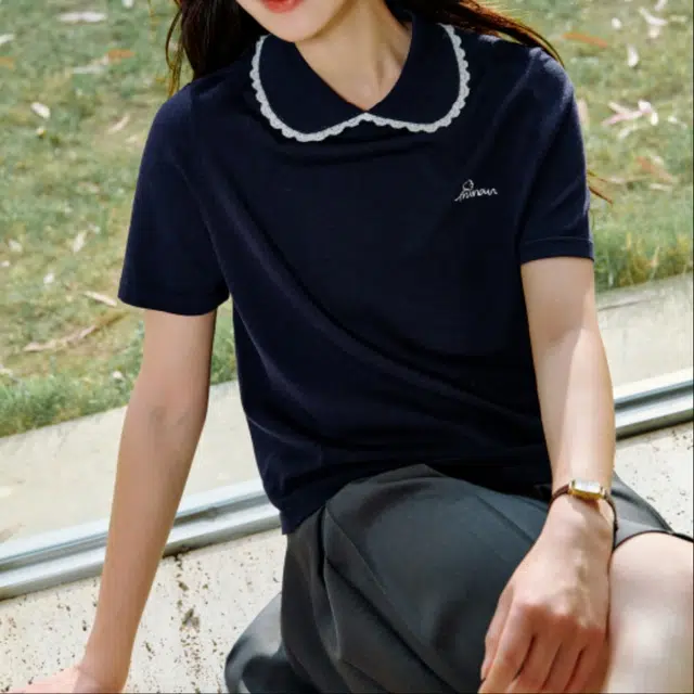 茵曼 舒适时尚简约休闲百搭针织衫 女款