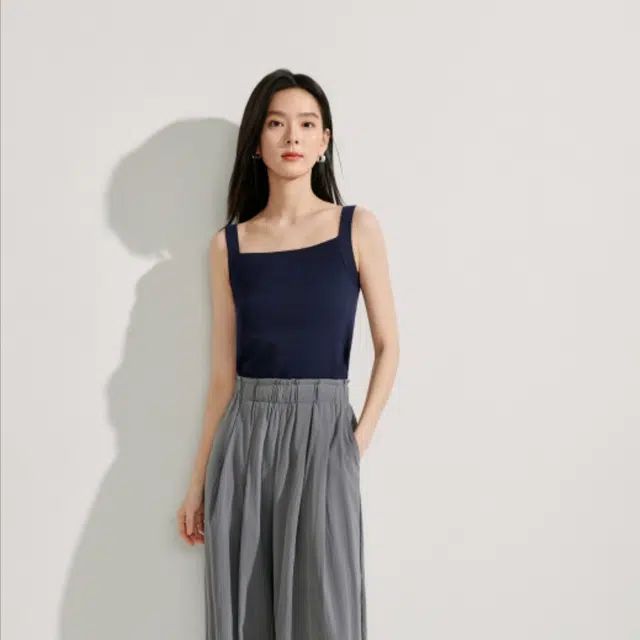 茵曼 休闲简约舒适背心 女款