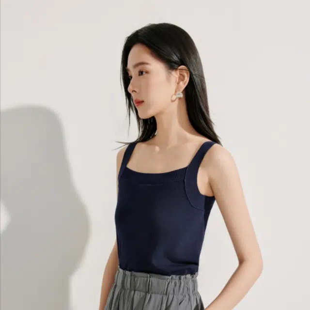 茵曼 休闲简约舒适背心 女款