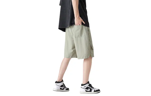 木林森 透气轻薄夏季潮牌宽松百搭休闲短裤 男女同款