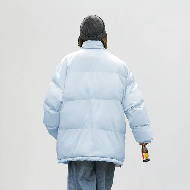 木林森 立领拉链舒适棉服 男女同款