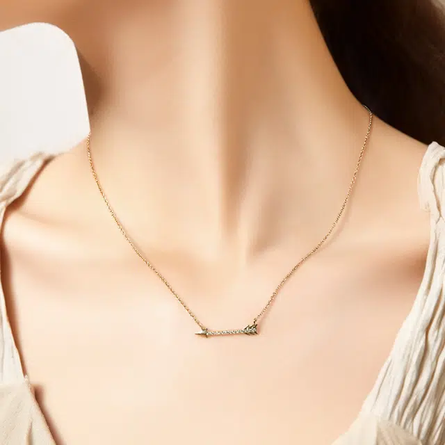 耳语 极光律动系列 一箭倾心 奥地利水晶钻 项链 女款
