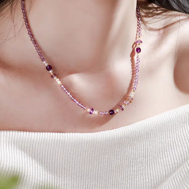 游思集 九紫离火 水晶 玉石项链 女款