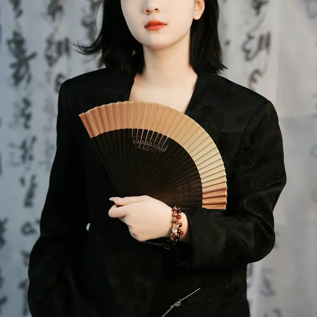 北隐 国风新中式招财转运福牌 美拉德色系 复古个性潮流 虎眼石 玉石手串 男女同款情侣款 闺蜜好运 礼盒款