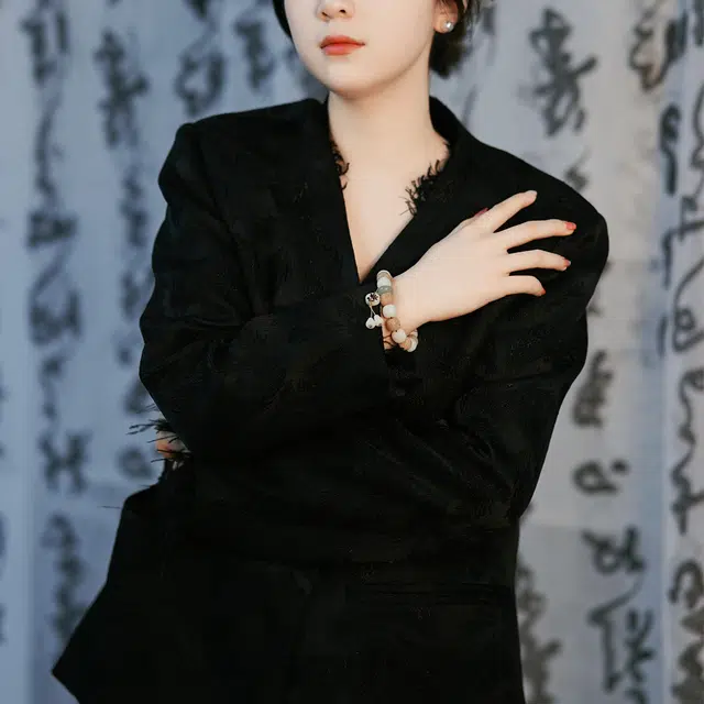 北隐 国风新中式六字真言 富贵花开小众闺蜜清冷本命复古流苏 其他菩提类 手串 男女同款情侣款 恋爱告白 礼盒款