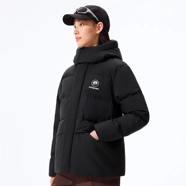 熊猫 自在玩系列 徒步登山鸭绒防泼水保暖舒适防风时尚羽绒服 男女同款