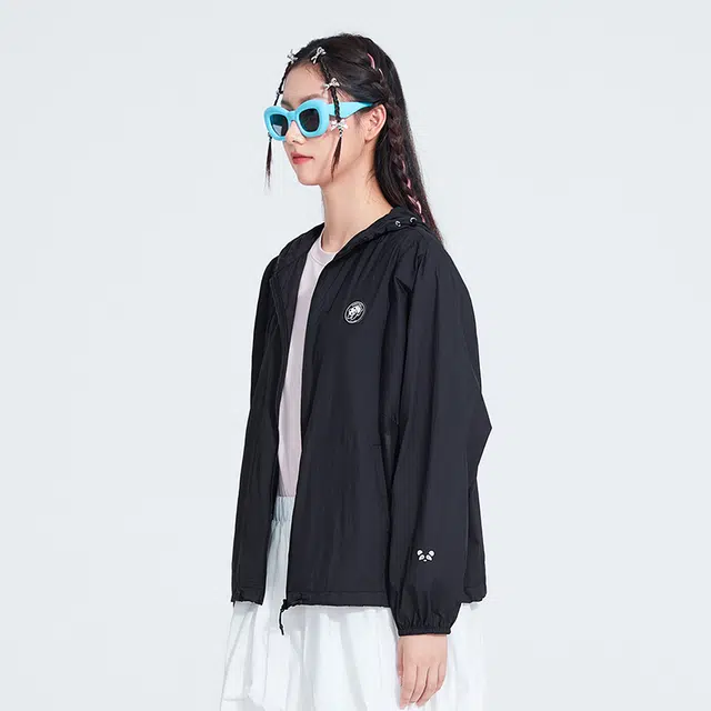 熊猫 硬糖系列 户外骑行遮热凉感梭织防晒服 女款