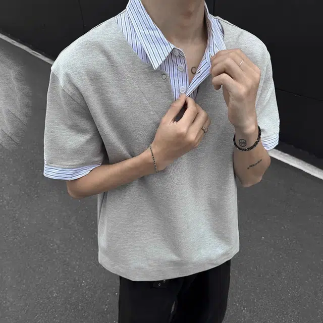 LA'T.WEEKEND vintagecleanfitPolo