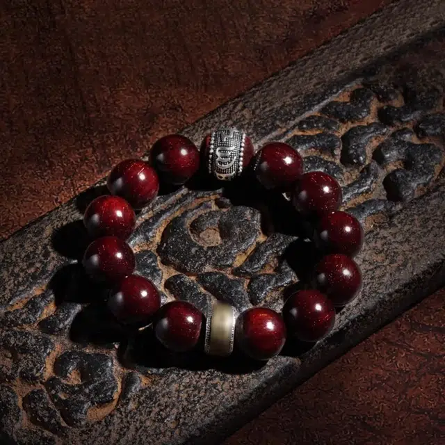 【平安转运】 古木匠 六字箴言 诸事顺利时来运转 一帆风顺升职加薪事业有成#好运 紫檀属 手串 男女同款情侣款