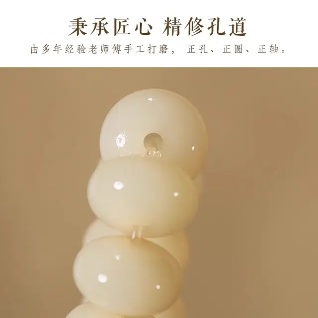 古木匠 幻雪莲花跑环 双圈叠戴  国潮新中式简约莲花高级感 小众创意设计感绕指柔 菩提根 手串 男女同款情侣款