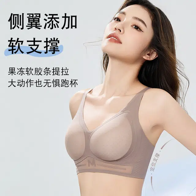 二三二三 小胸聚拢提拉无痕裸感大胸显小收副乳防下垂塑型美背矫正调整型文胸 女款