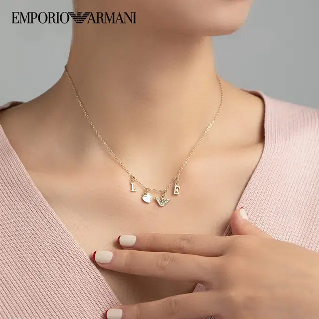 Armani Love Pendant Necklace