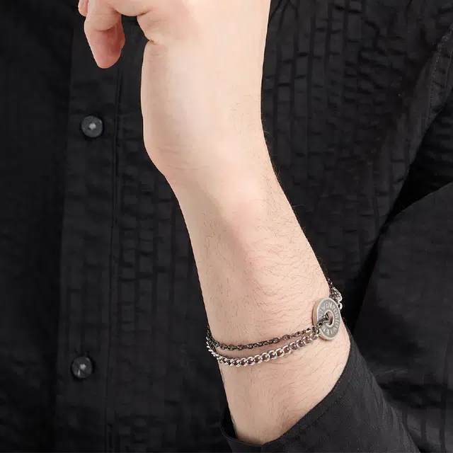 Armani Double Chain Bracelet