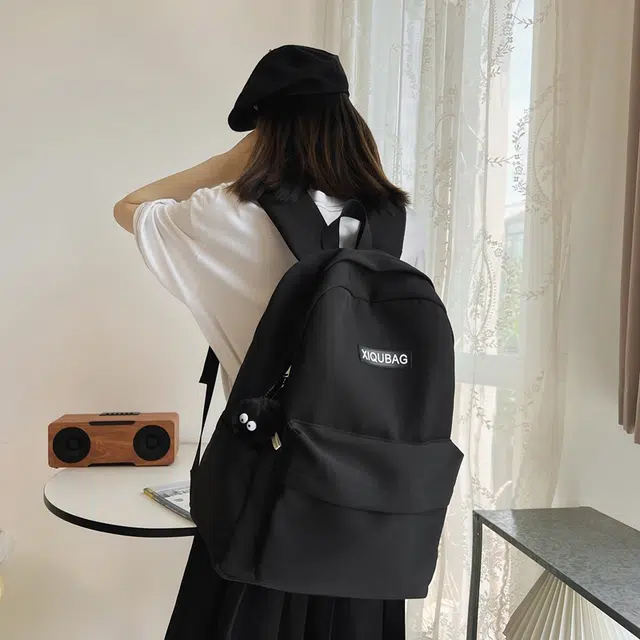 轩玺 潮流百搭 牛津布 学生书包背包双肩包旅行包 大号 女款 多色