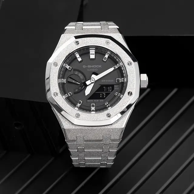 Casio GA-2100-1A1 Frost Silver