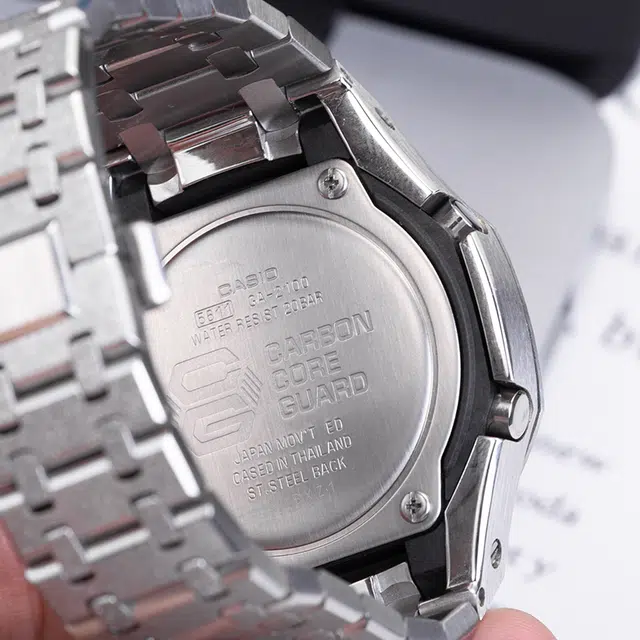 Casio GA-2100-1A1 Frost Silver