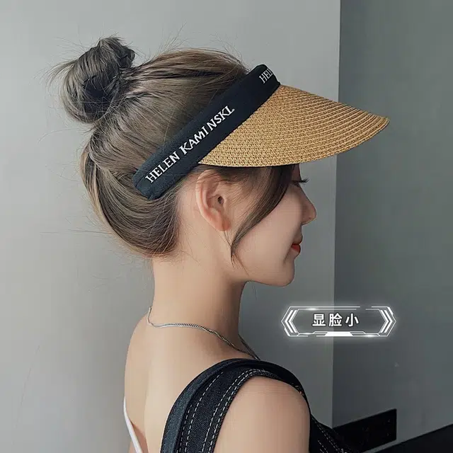 朵澜 防紫外线遮阳骑行 棉麻 防晒帽 女款