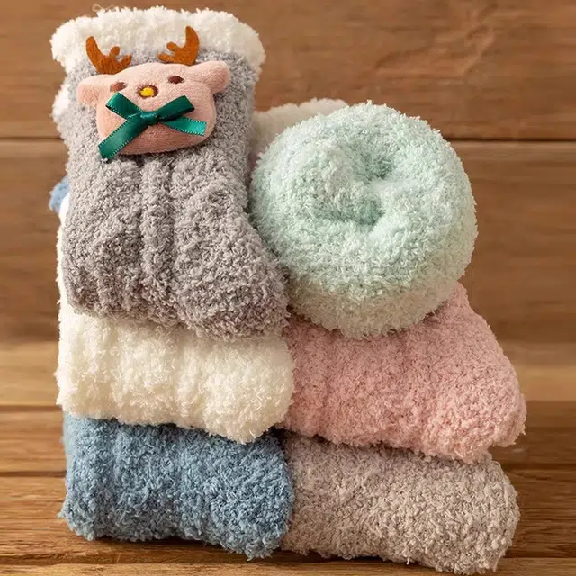 浪莎 加厚保暖休闲中筒袜 女款 组合装