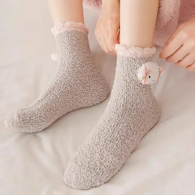 浪莎 加厚保暖休闲中筒袜 女款 组合装