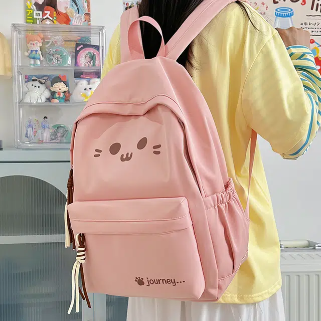 德力熊 高颜值卡通轻便 尼龙 双肩包 男女同款情侣款 多色