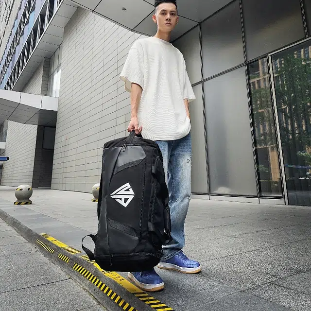 彤彤兔 干湿分离运动训练 牛津布 旅行包 男女同款情侣款 灰色/黑色