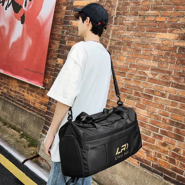 彤彤兔 训练运动干湿分离 尼龙 旅行包 男女同款情侣款 灰色/黑色/绿色