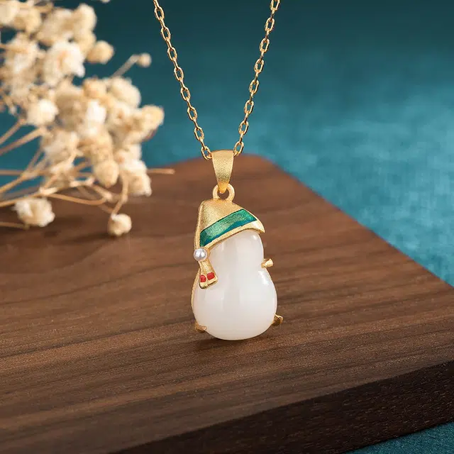 彤彤兔 古法 彩绘 铜 项链 女款