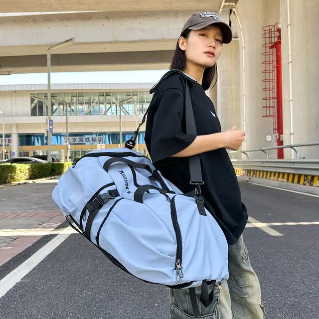 德力熊  男女通用多色旅行包大容量单肩斜挎包出差旅游行李包收纳包运动健身包双肩包