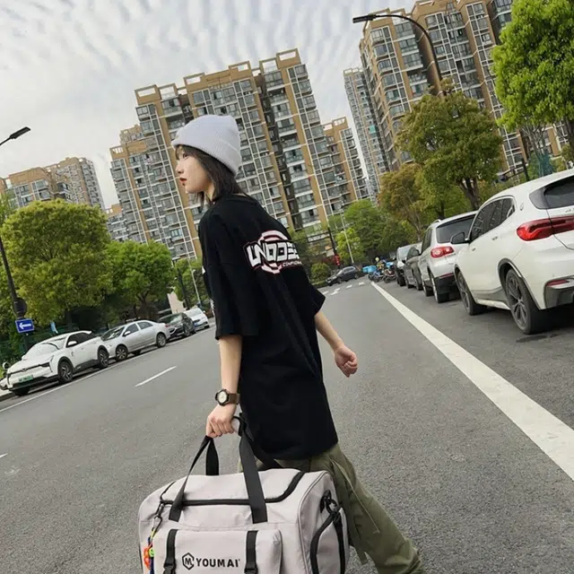 德力熊 短途大容量出差 尼龙 双肩旅行包 男女同款情侣款 多色