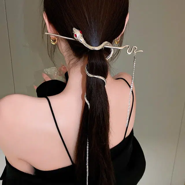 彤彤兔 灵蛇缠绕灵蛇 发簪 女款