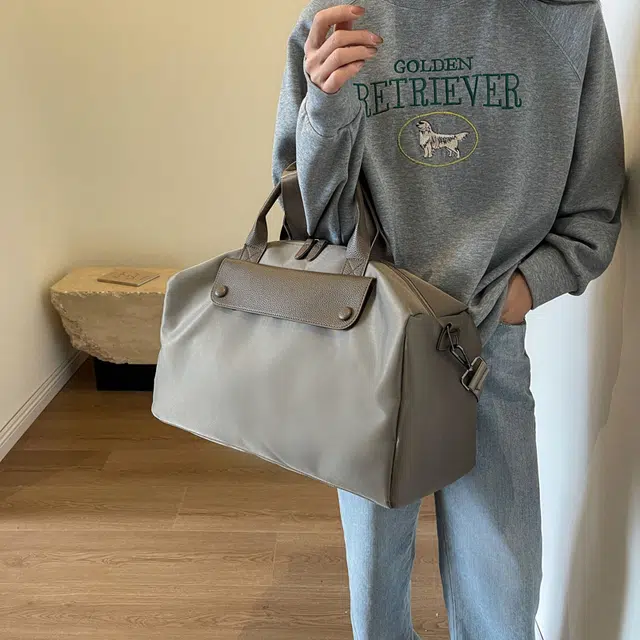 德力熊单肩包尼龙布大号三色可选轻便旅行单肩手提可斜挎背包情侣男女通用