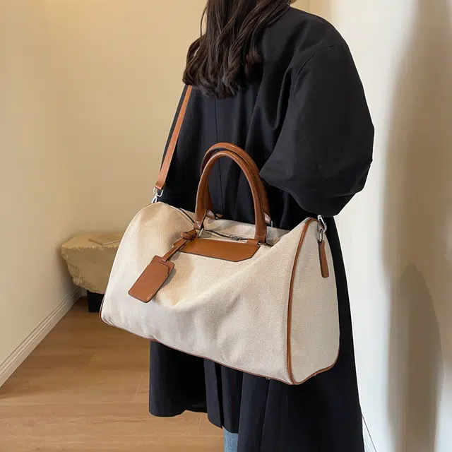 德力熊单肩包轻便可单肩布料可斜挎大容量大号单肩背包情侣男女通用 多色