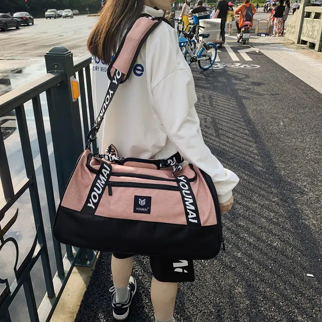 德力熊 短途简约大容量 牛津布 旅行包 男女同款情侣款 多色