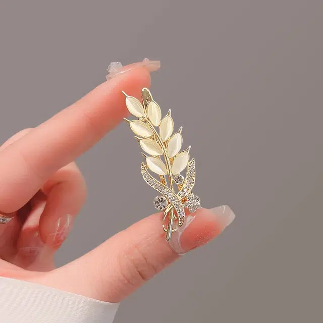 彤彤兔 麦穗精致前额刘海发卡后脑勺半扎发 发夹 女款