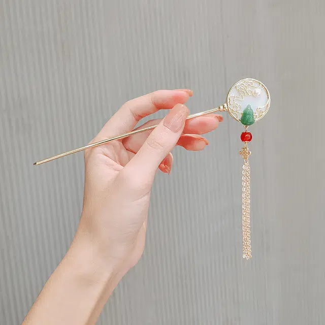 彤彤兔 葫芦 古风 简约盘发 发簪 女款