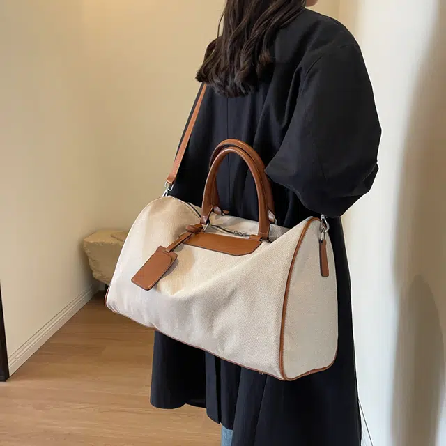 德力熊单肩包轻便可单肩布料可斜挎大容量大号单肩背包情侣男女通用 多色