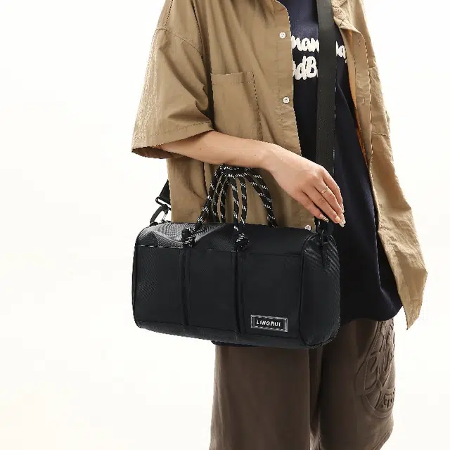 彤彤兔 潮牌瑜伽游泳短途轻便 尼龙 旅行包 男女同款情侣款 多色