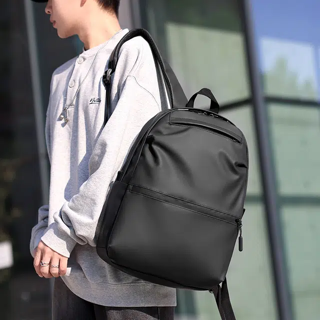 彤彤兔 商务简约百搭 牛津布 背包双肩包 男款 黑色/灰色/蓝色