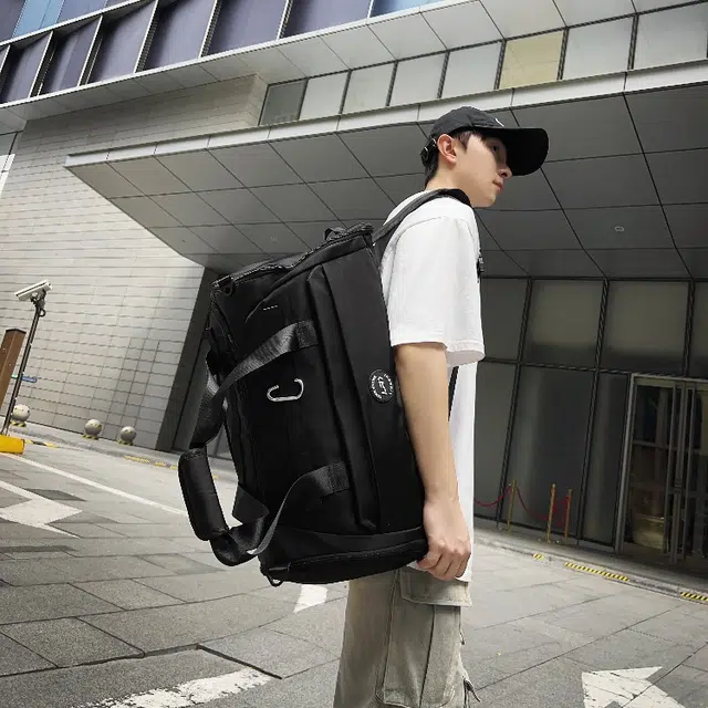 彤彤兔 轻便多功能便携 尼龙 旅行包 男女同款情侣款 黑色/军绿色/灰色/果绿色