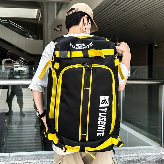 德力熊 大容量时尚 牛津布 双肩包