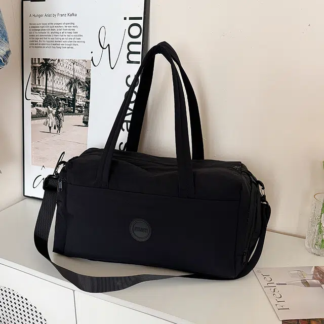 德力熊 纯色出差百搭轻便时尚 尼龙 旅行包 男女同款情侣款 多色